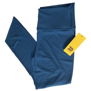 Women's High-Waist Active Leggings in Deep Blue